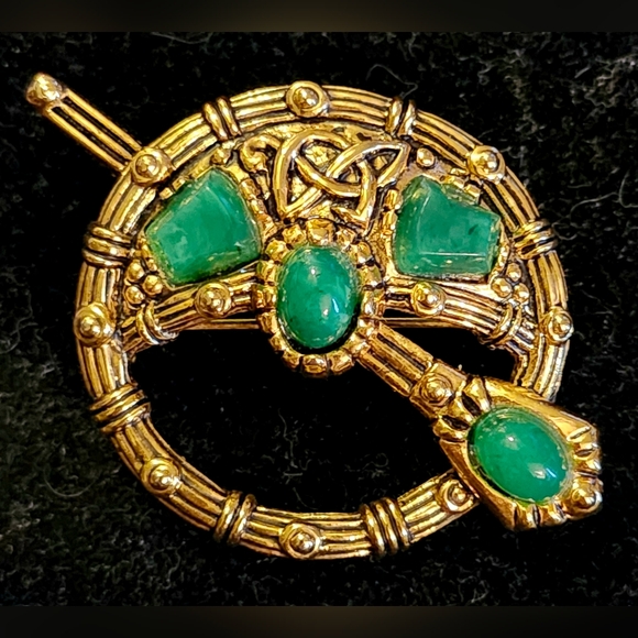 Vintage Sol D'or Celtic Brooch - Picture 2 of 4